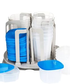 Sada nádob na potraviny 49 dílů SPIN 'N' STORE