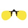Noční brýle s klipem, žluté, univerzální velikost