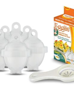 Sada forem na vařená vejce s nástrojem na oddělení žloutku