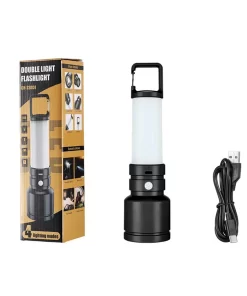 DOUBLE LIGHT FLASHLIGHT – CH-23051 (4 režimy svícení)