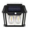 Solární nástěnné LED světlo HW 999-2W 28W s pohybovým senzorem