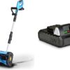 AlphaWorks Cordless Snow Shovel, 20V 2Ah DC Electric Snow 2490KC
