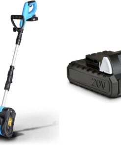 AlphaWorks Cordless Snow Shovel, 20V 2Ah DC Electric Snow 2490KC