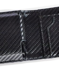 Pánská uhlíková peněženka s klipem na bankovky