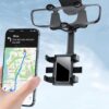 Univerzální Držák Telefonu na Zpětné Zrcátko