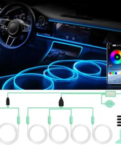 360° LED Auto Dveřní Projektor – Světlo s Logem, Ambientní Osvětlení do Auta 3m