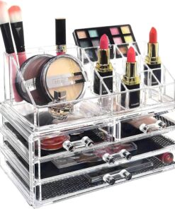 Akrilový organizér na kosmetiku se 6 zásuvkami